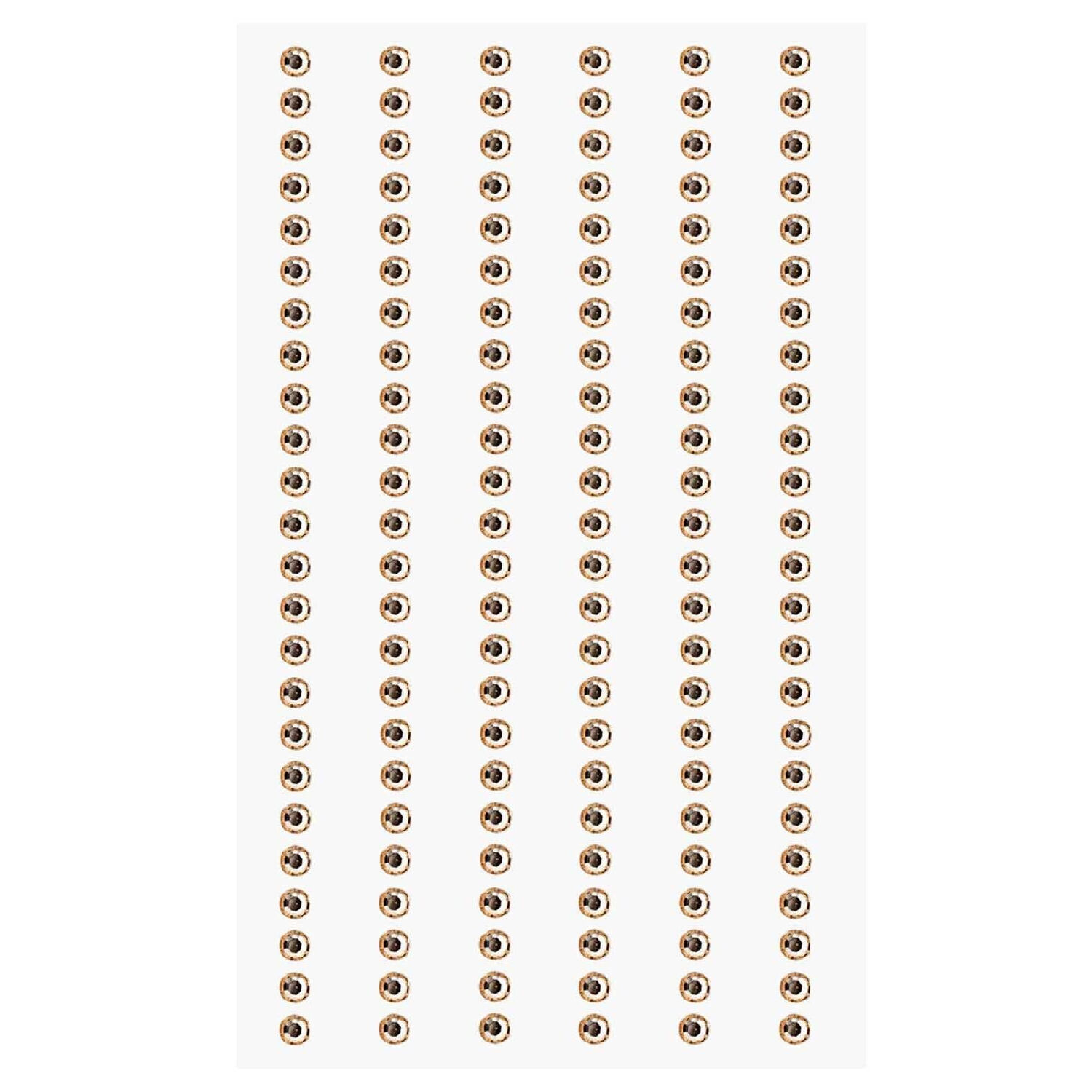 Paper Poetry Strass Sticker, 3 mm, 144 St�ck, Champagner