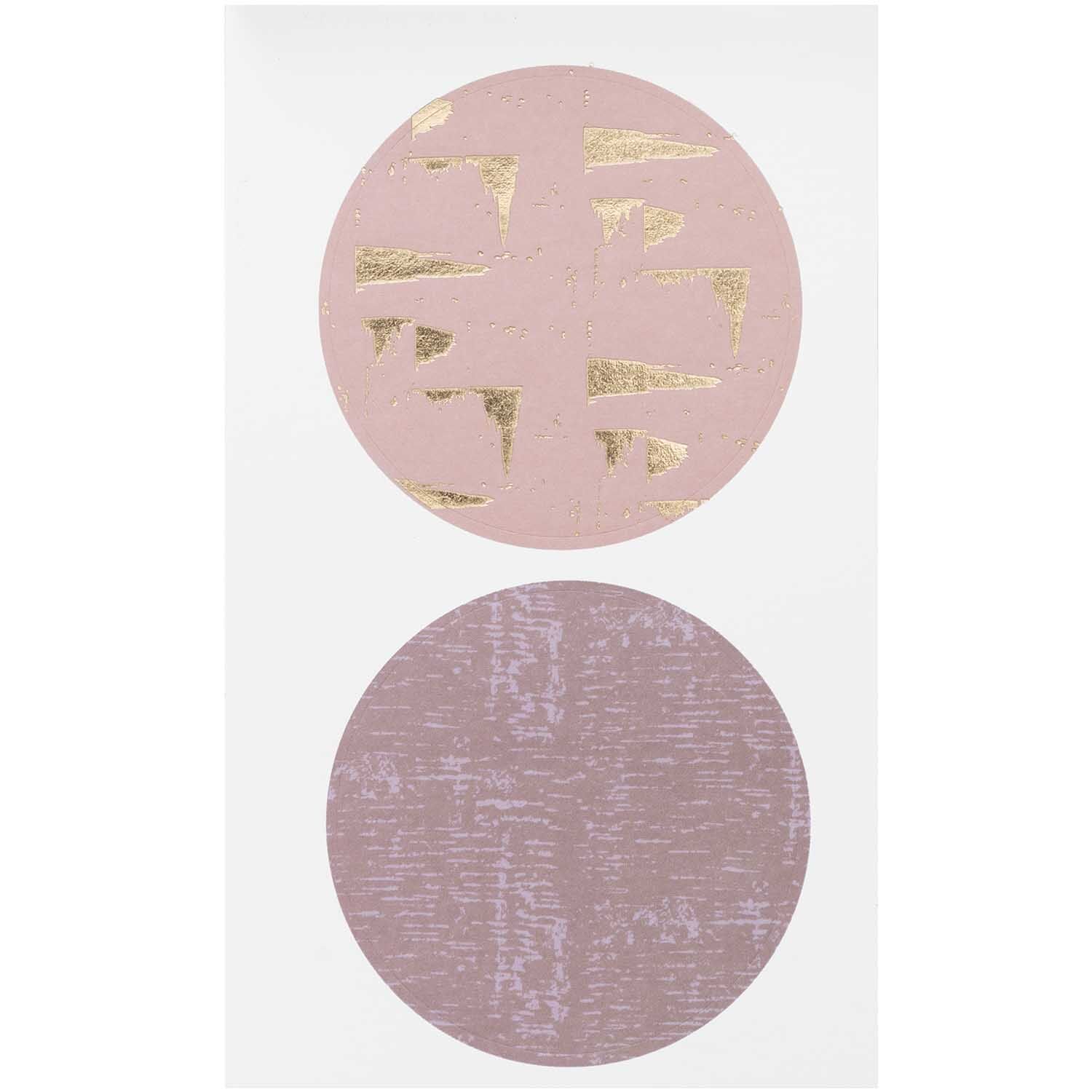 NEU Sticker Nature / Struktur, mauve, 4 Blatt Bild 2