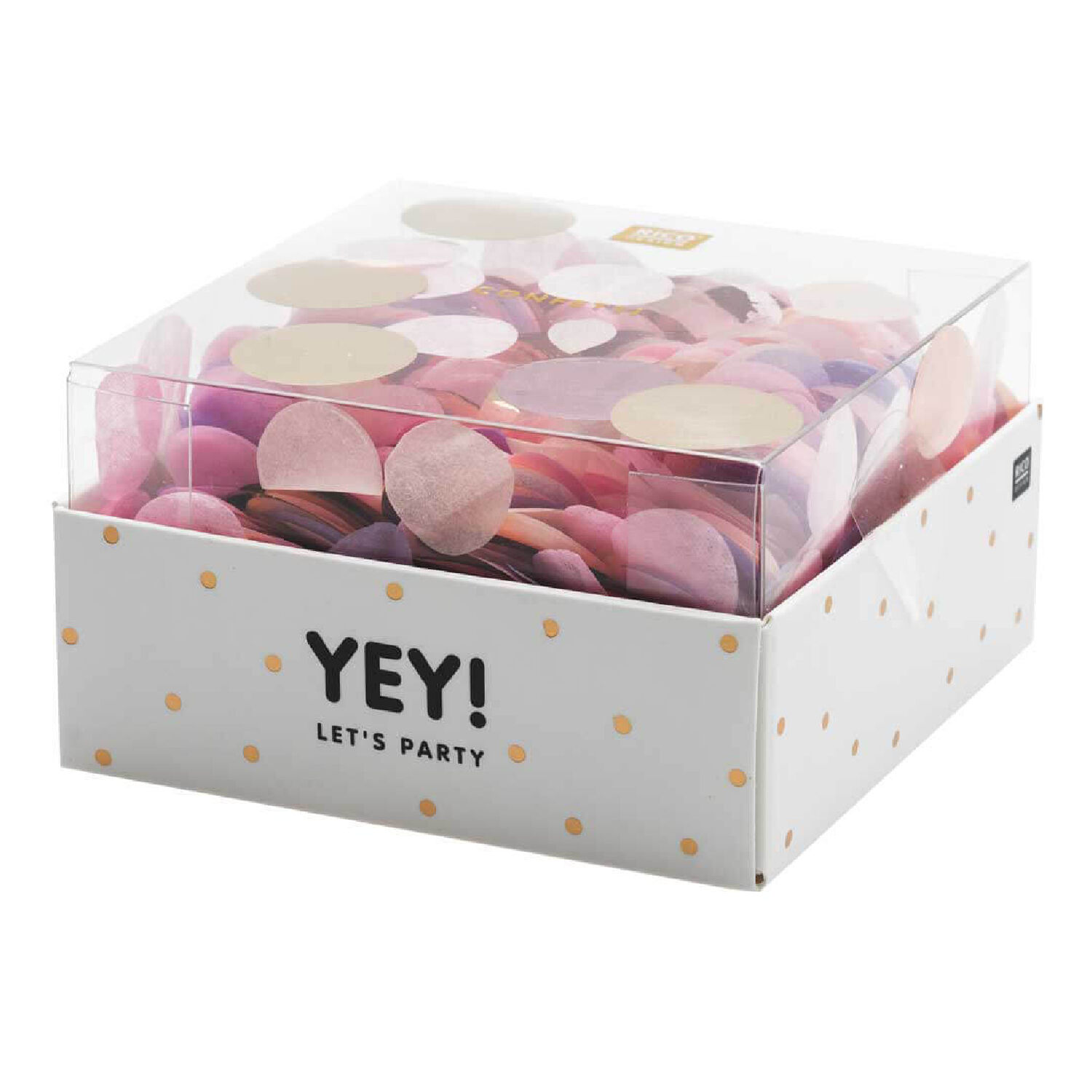 Konfetti rund mit Hot Foil, Pastell Mix, 20 g Bild 2