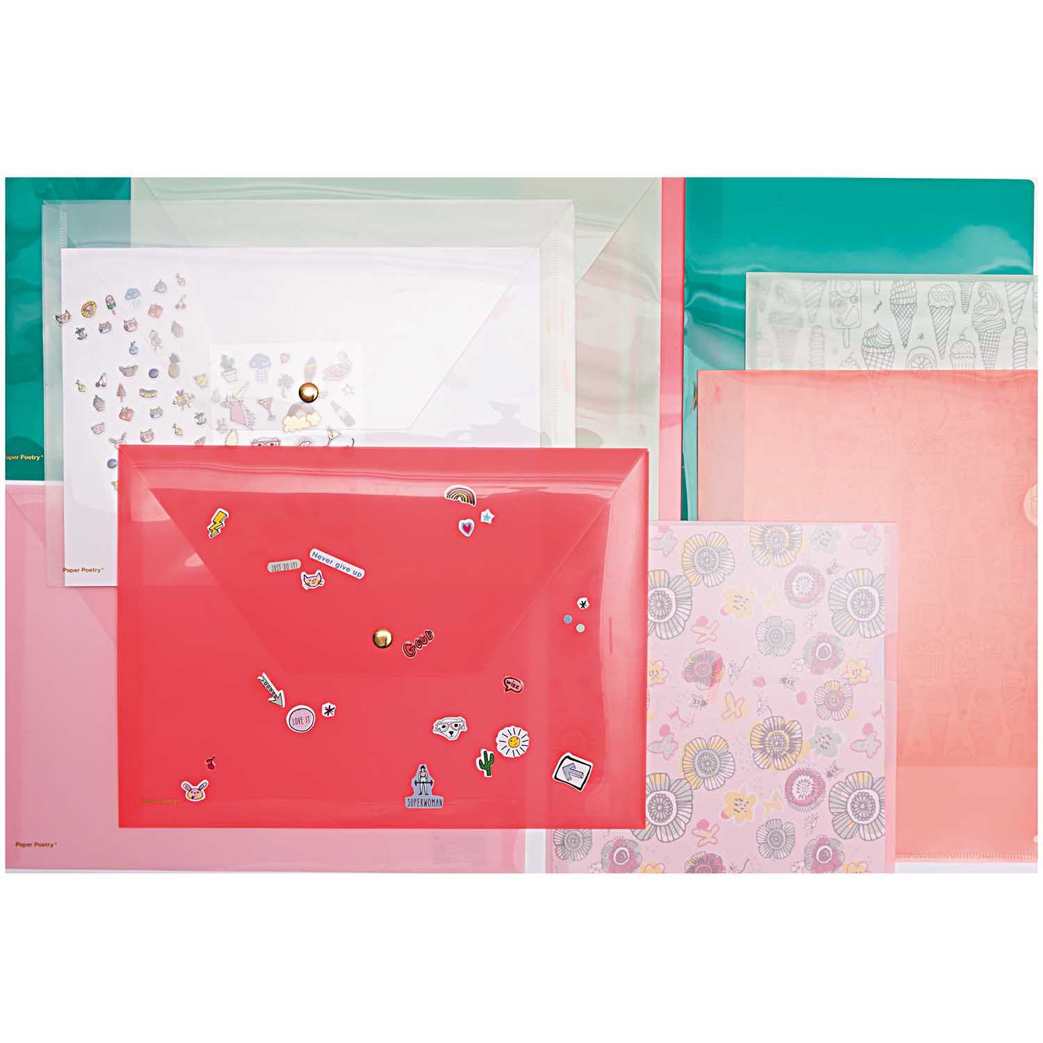NEU Agenda Sticker Magical Summer / Pfeile, 6 Blatt Bild 3