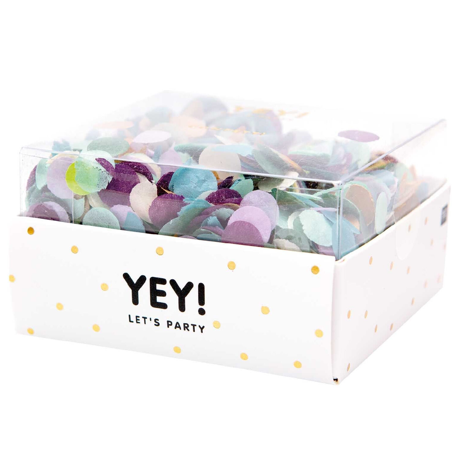 Konfetti rund mit Kraftpapier, Grn Mix, 20 g Bild 2