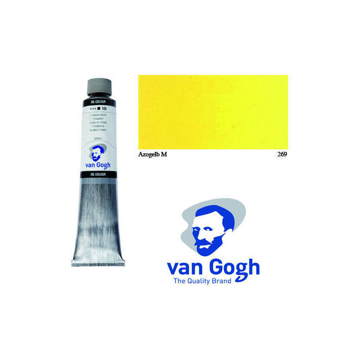 Van Gogh Ölfarbe, 200 ml, Azogelb mittel