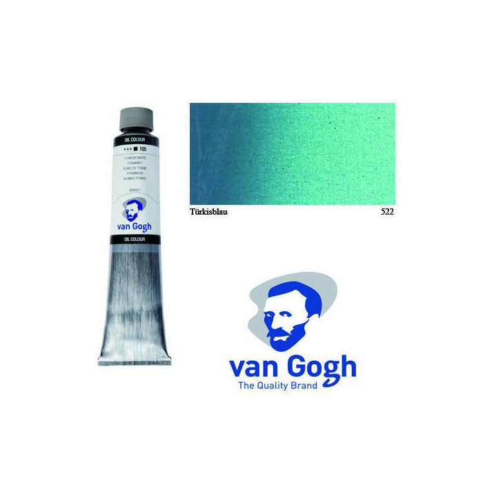 Van Gogh Ölfarbe, 200 ml, Türkisblau