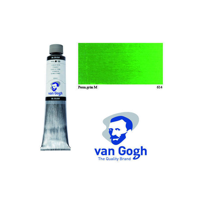 Van Gogh Ölfarbe, 200 ml, Perm.grün mittel