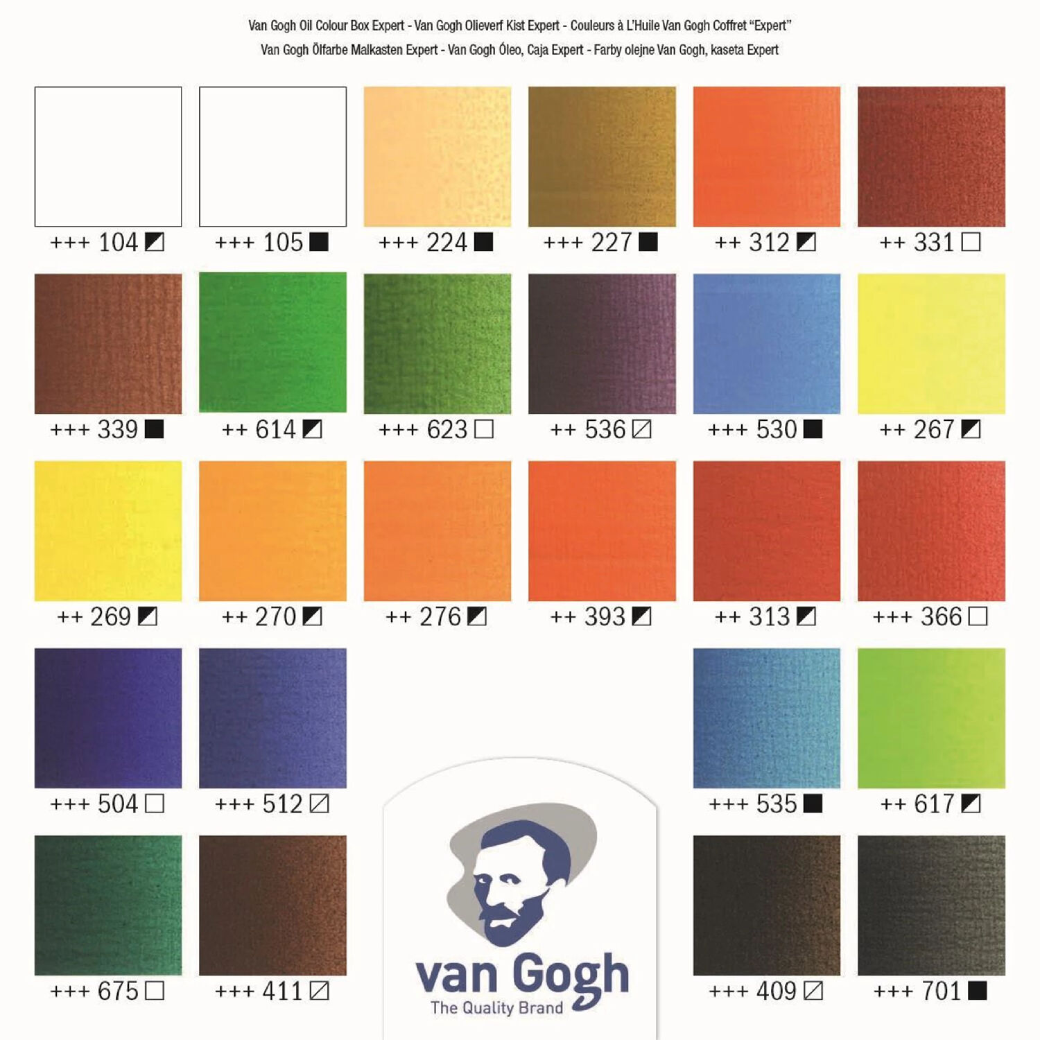 Van Gogh Olfarbe Malkasten EXPERT 26 Tuben