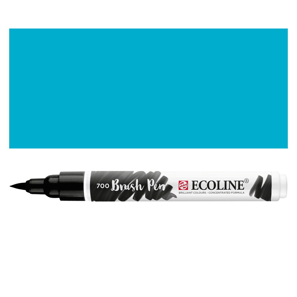 SALE Talens Ecoline Brush Pen, Trkisblau