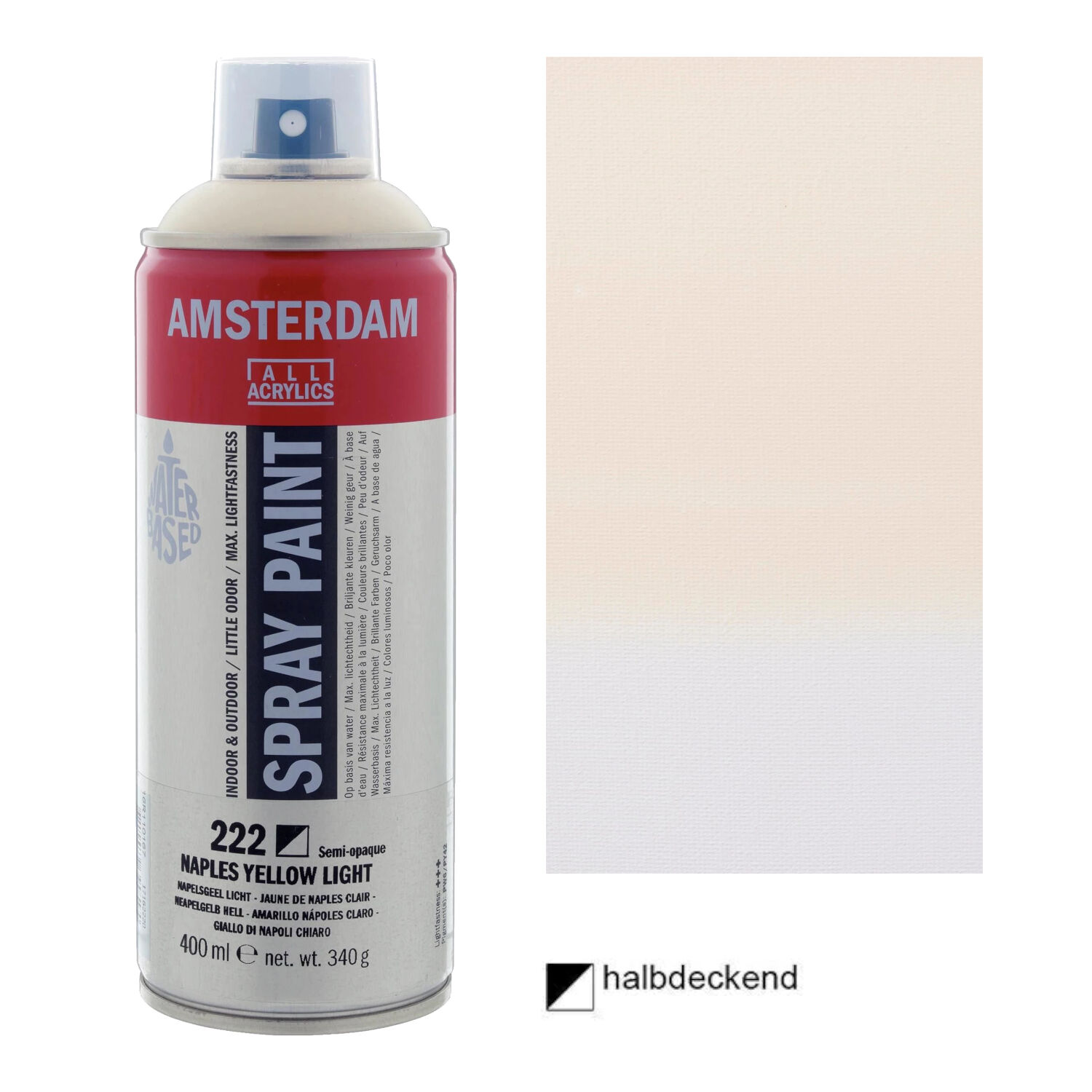 Amsterdam Sprhfarbe 400 ml, Neapelgelb hell