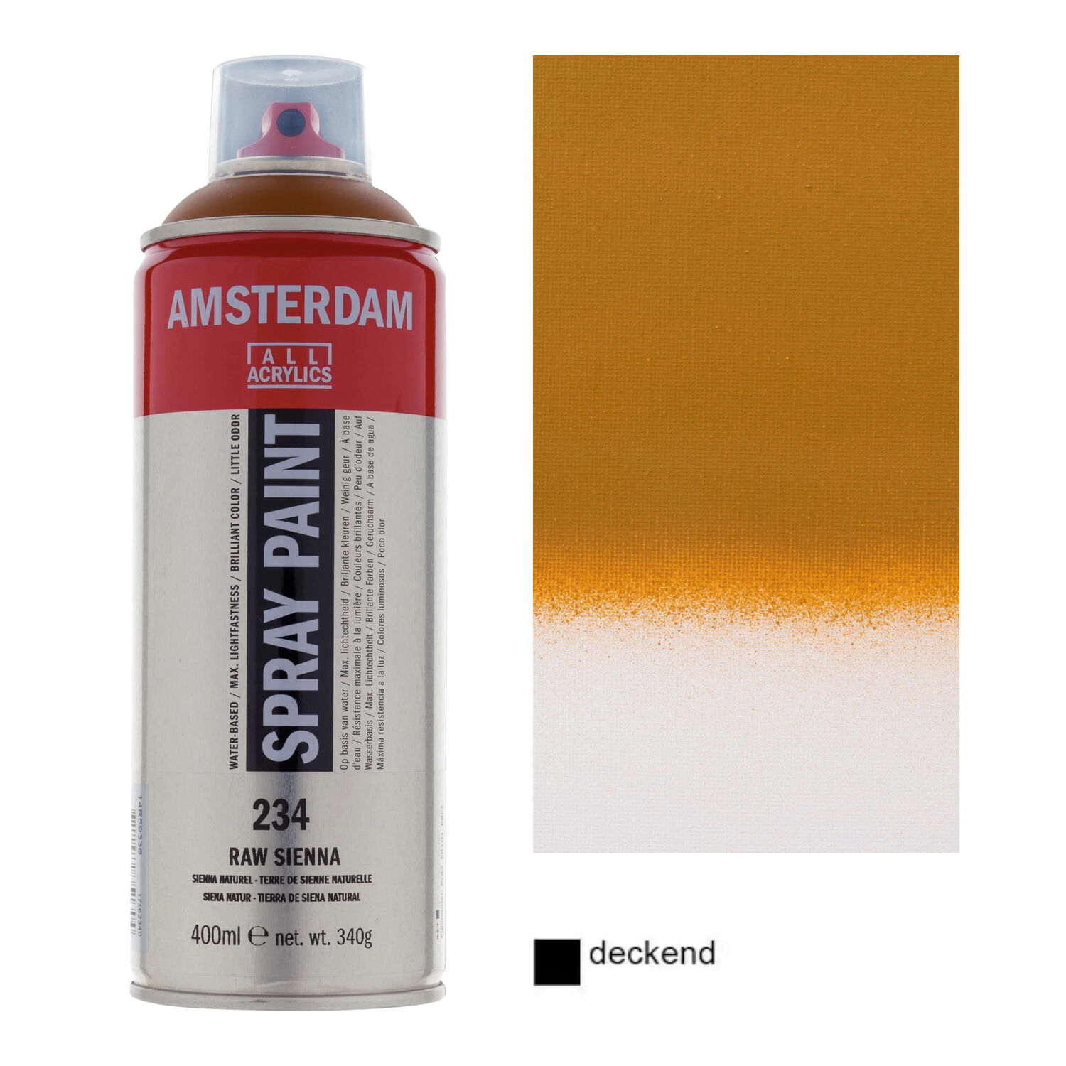 Amsterdam Sprühfarbe 400 ml, Siena natur