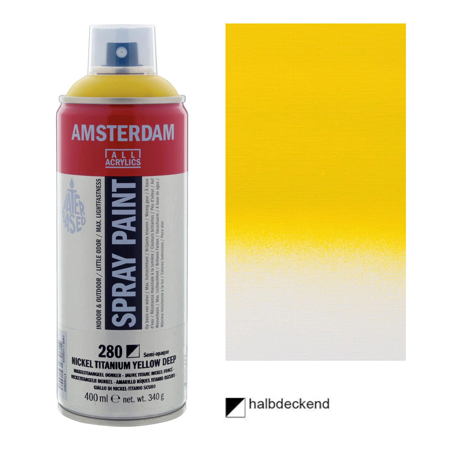 Amsterdam Sprhfarbe 400 ml, Nickeltitangelb dunkel