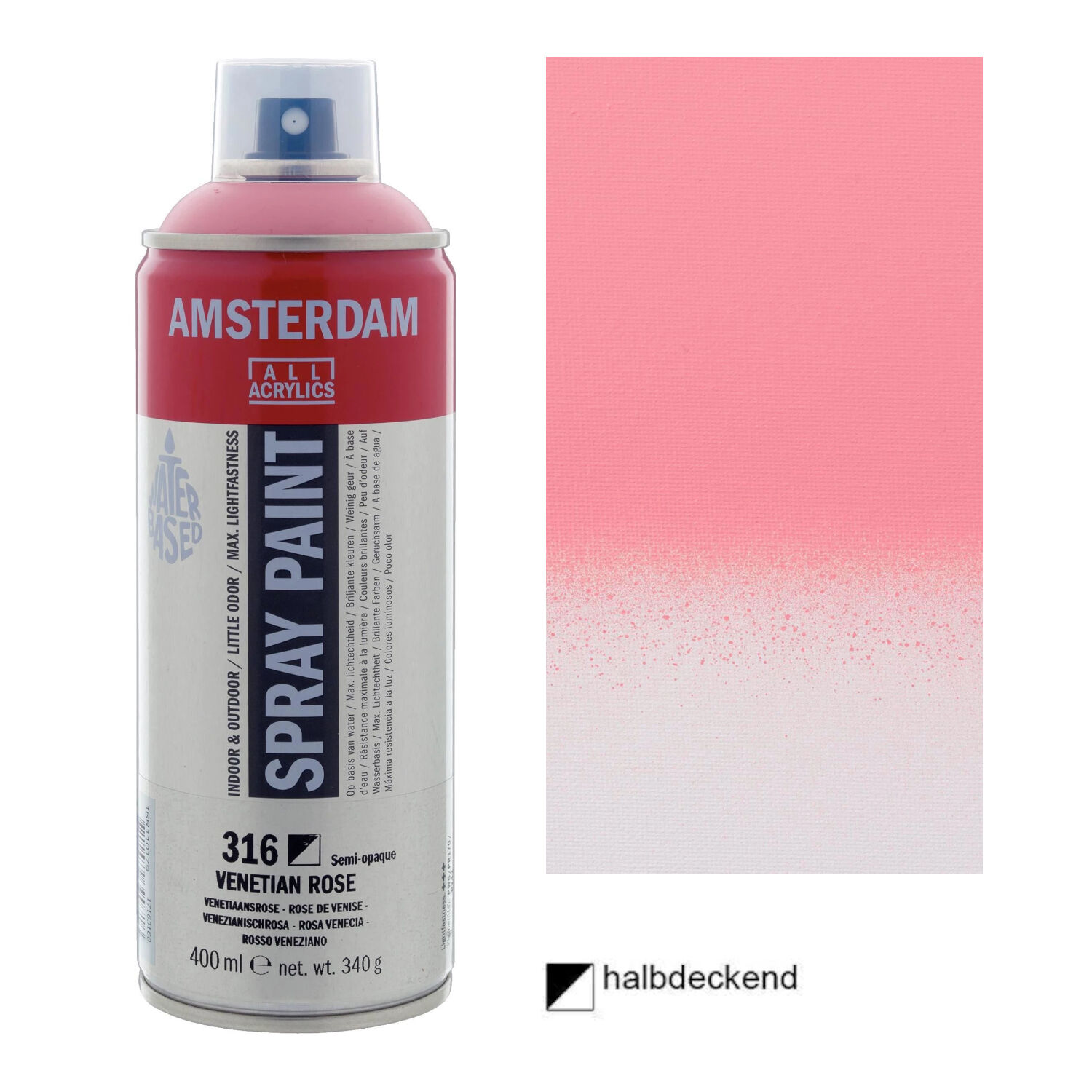 Amsterdam Sprhfarbe 400 ml, Venezianischrosa