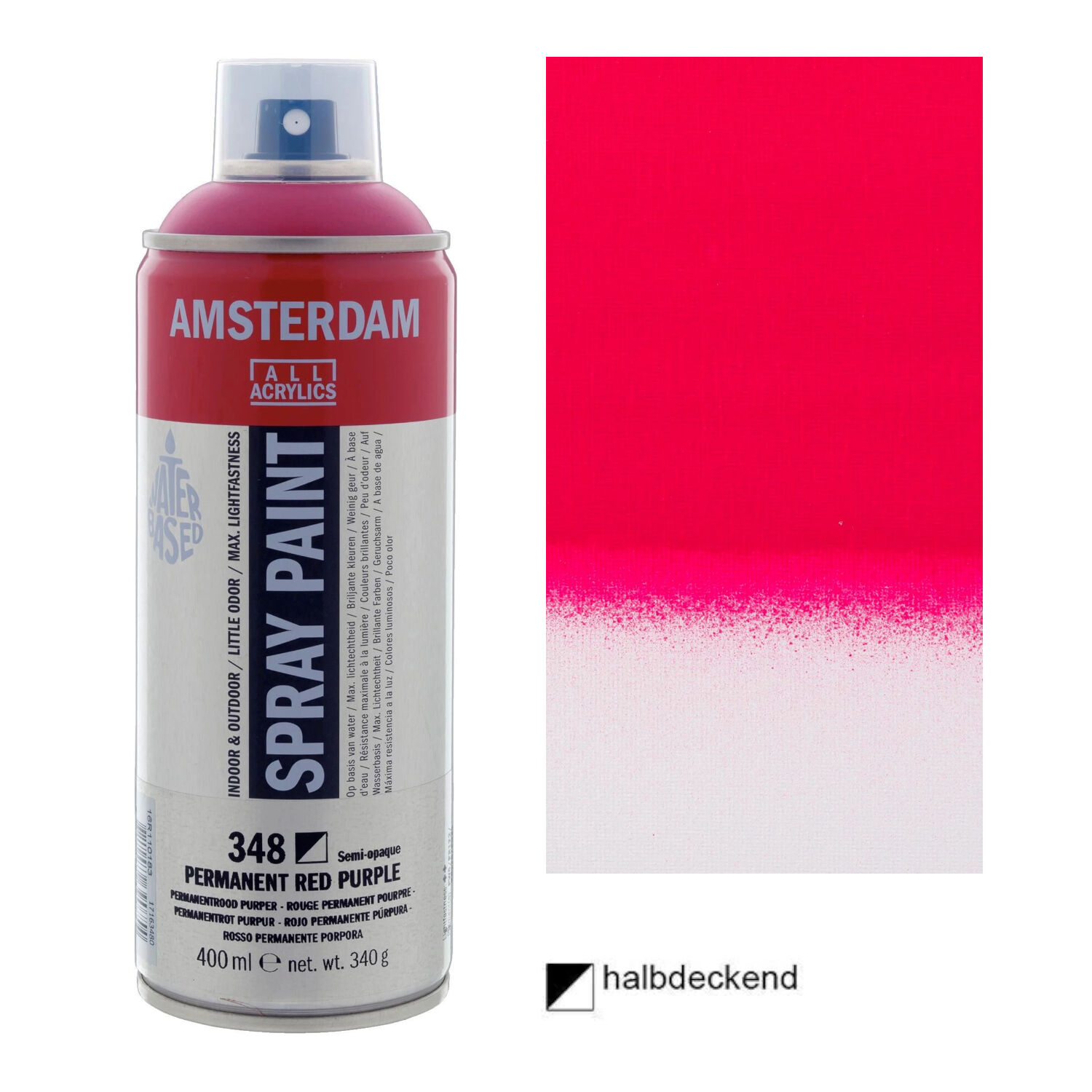 Amsterdam Sprhfarbe 400 ml, Permanentrot Purpur