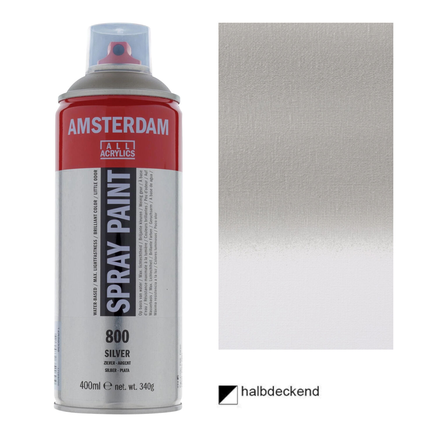 Amsterdam Sprhfarbe 400 ml, Silber