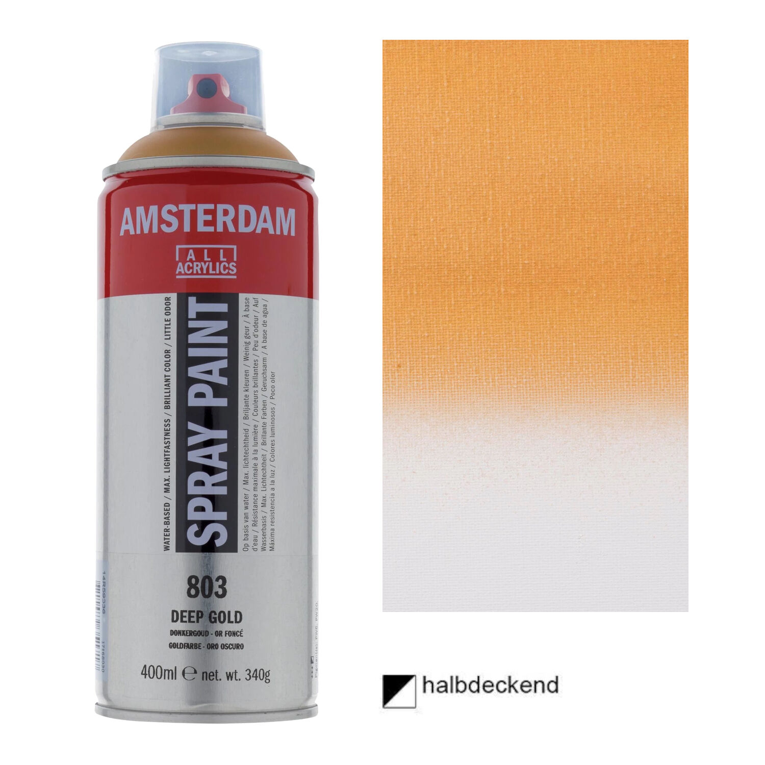 Amsterdam Sprhfarbe 400 ml, Goldfarbe