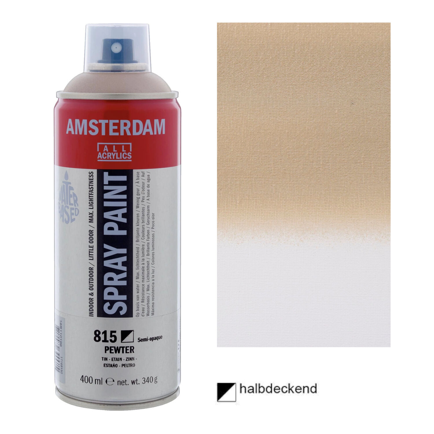 Amsterdam Sprhfarbe 400 ml, Zinn