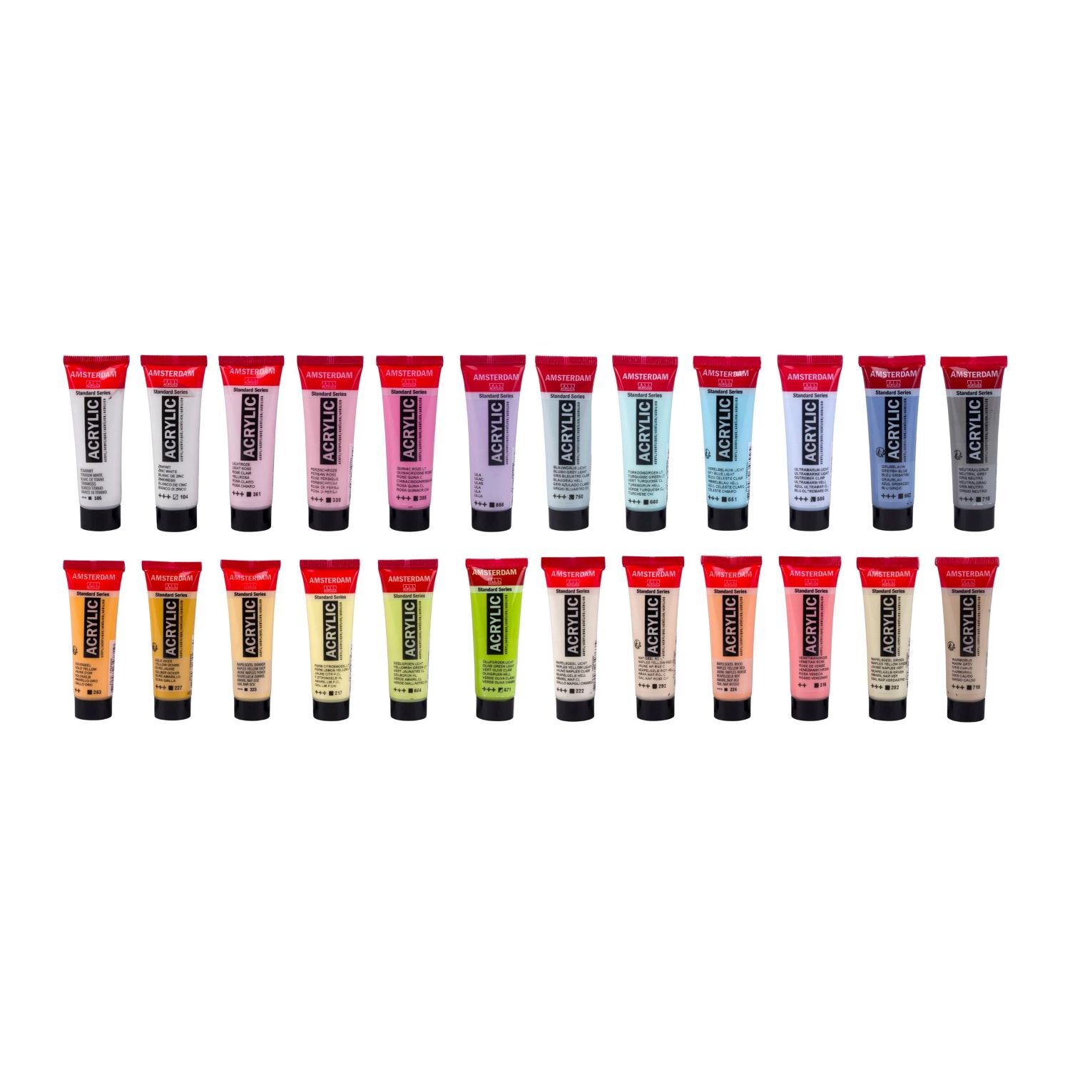 Amsterdam Acrylfarben Set, Soft Colors, 24 x 20 ml Bild 3