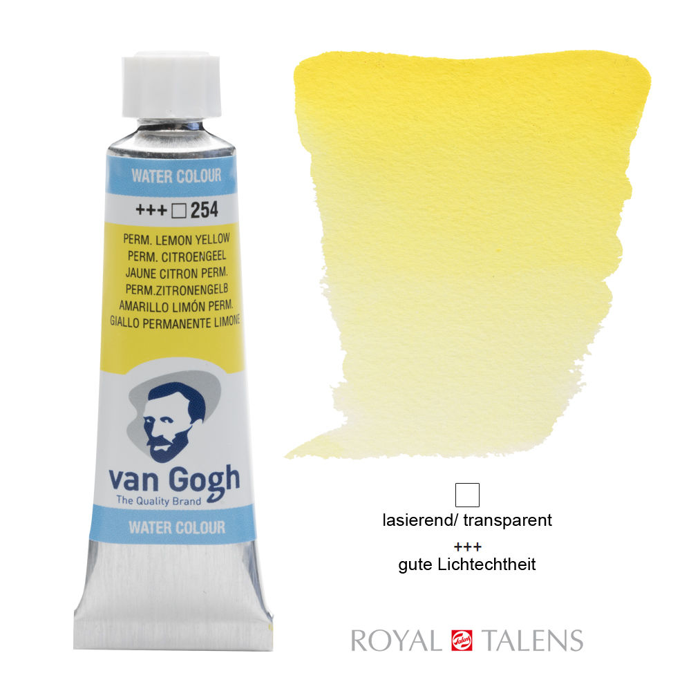 Van Gogh Aquarellfarbe 10ml Perm. Zitronengelb