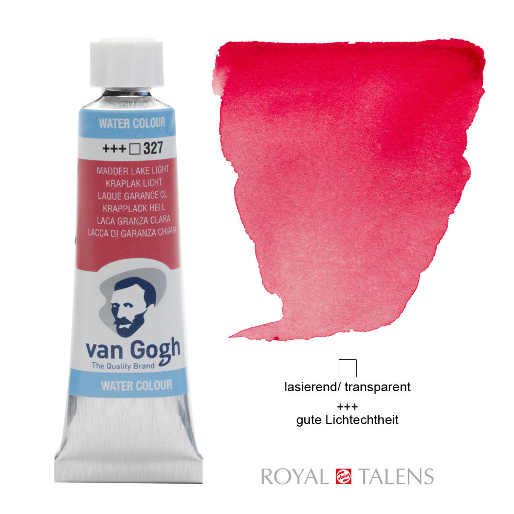 Van Gogh Aquarellfarbe 10ml, Krapplack Hell