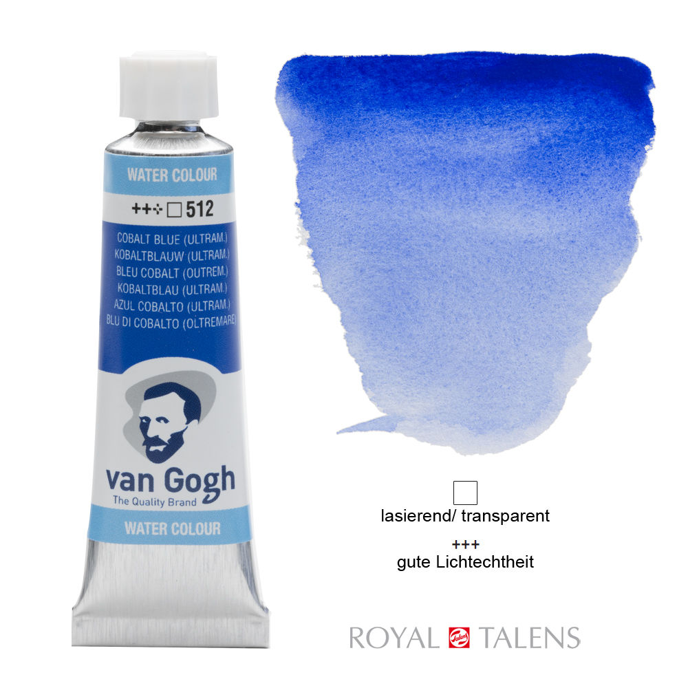 Van Gogh Aquarellfarbe 10ml Kobaltblau Ultram.