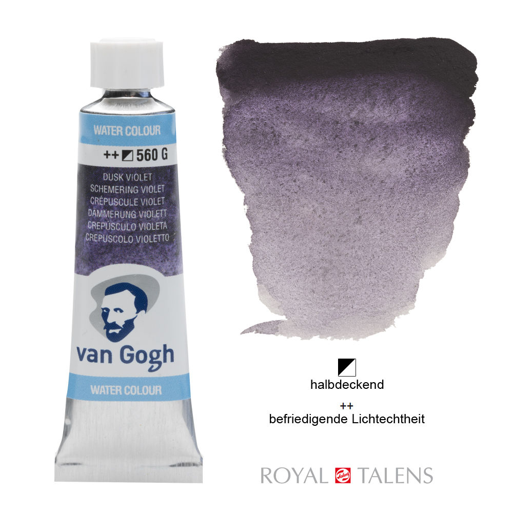 Van Gogh Aquarellfarbe 10ml, Dmmerung Violett