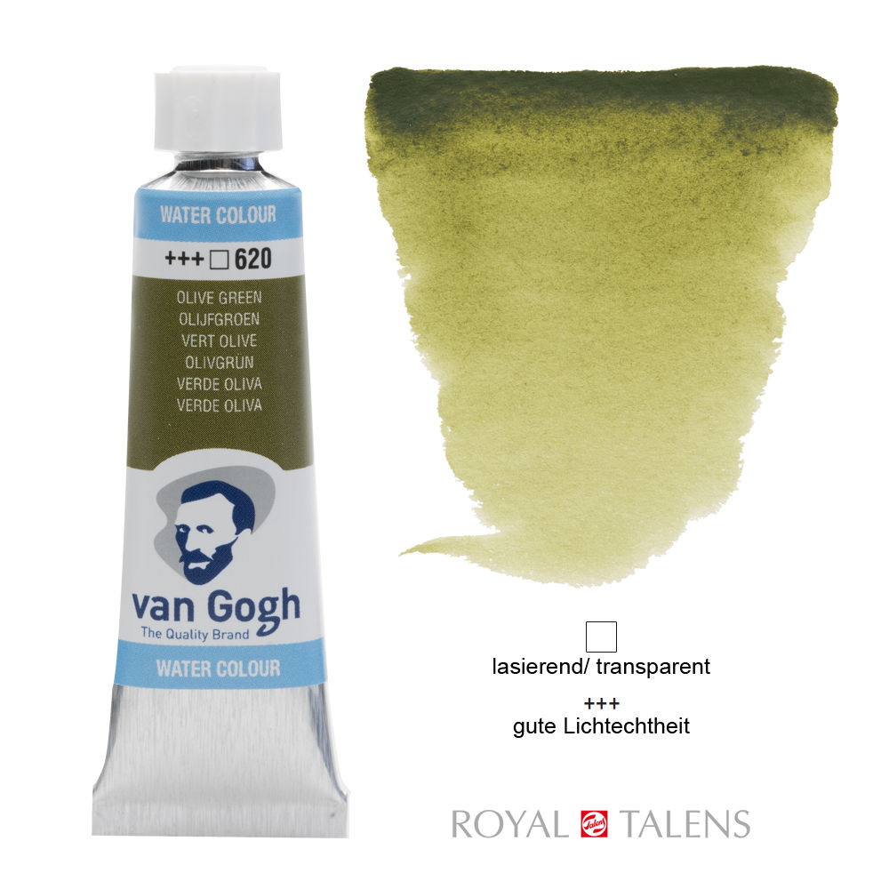 Van Gogh Aquarellfarbe 10ml, Olivgrn