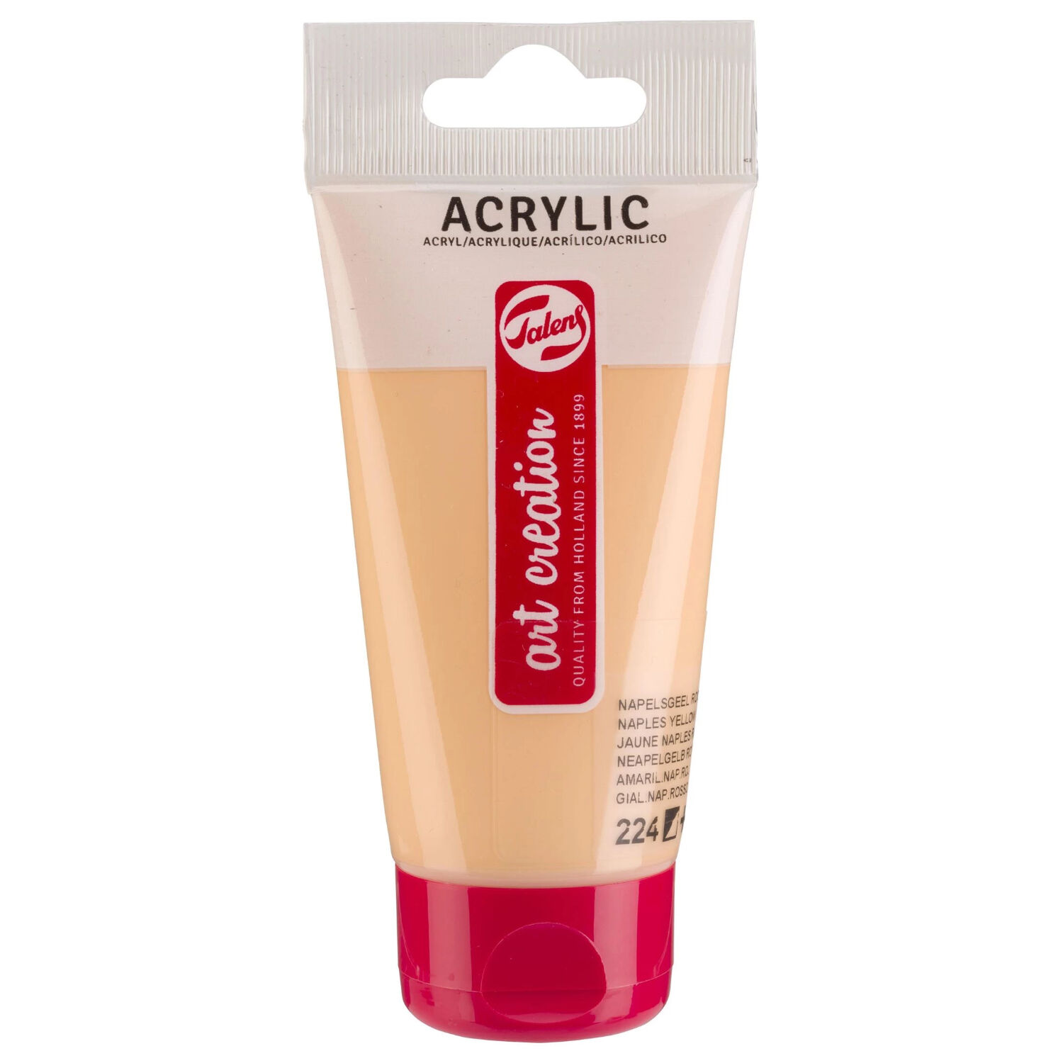 NEU ArtCreation Acrylfarbe, 75ml, Neapelgelb Rot