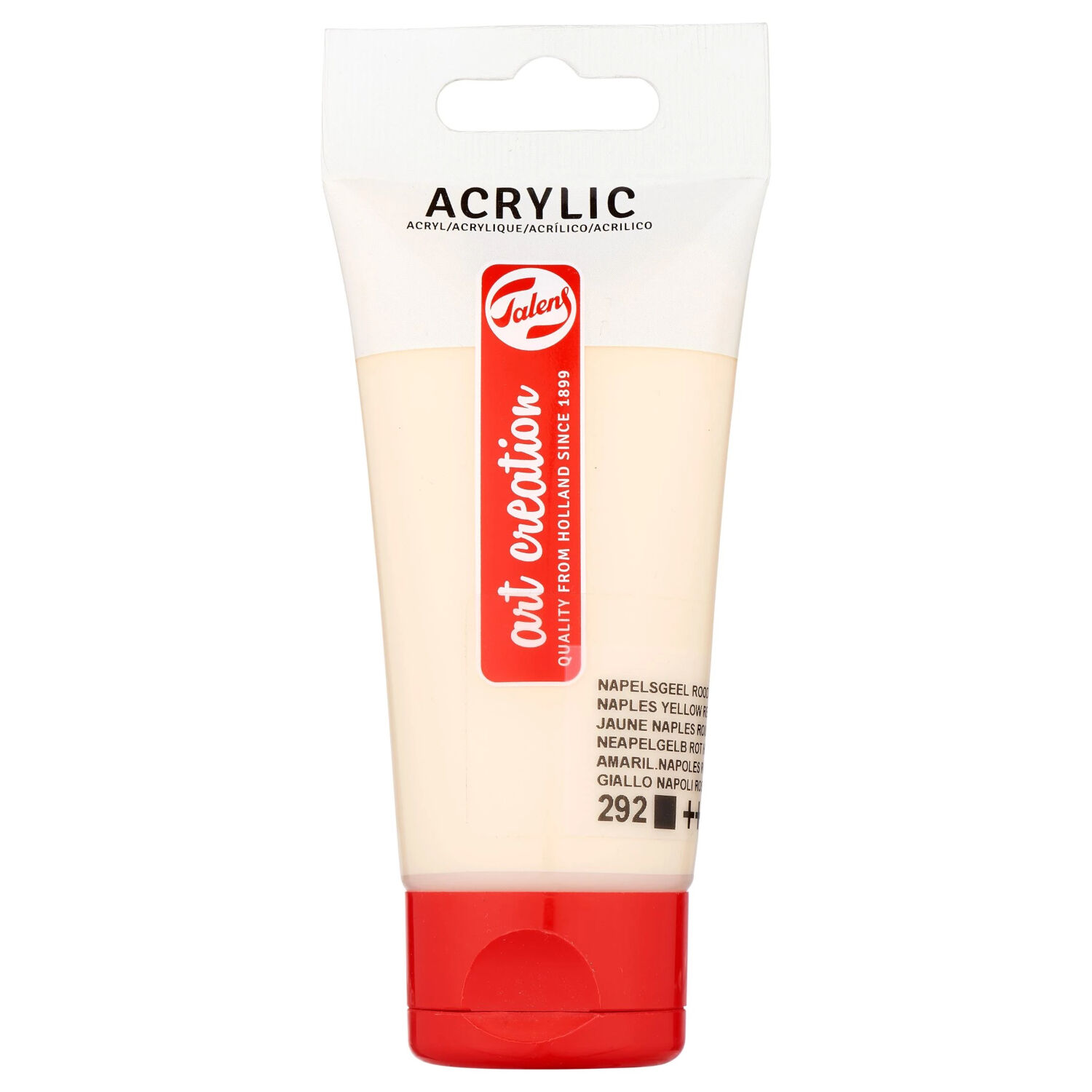 ArtCreation Acrylfarbe, 75ml, Neapelgelb rot hell