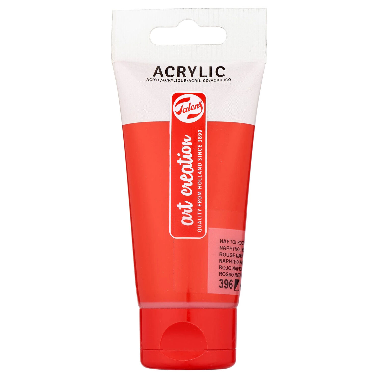 ArtCreation Acrylfarbe, 75ml, Naphtholrot mittel