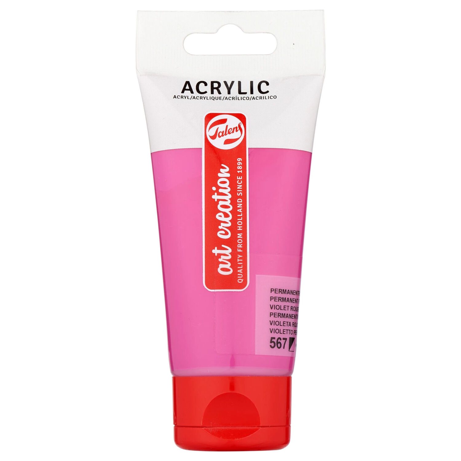 ArtCreation Acrylfarbe, 75ml, Permanentrotviolett