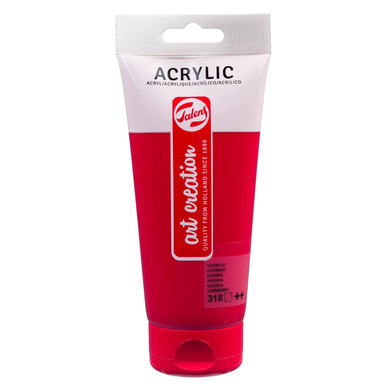 ArtCreation Acrylfarbe, 200 ml, Karmin