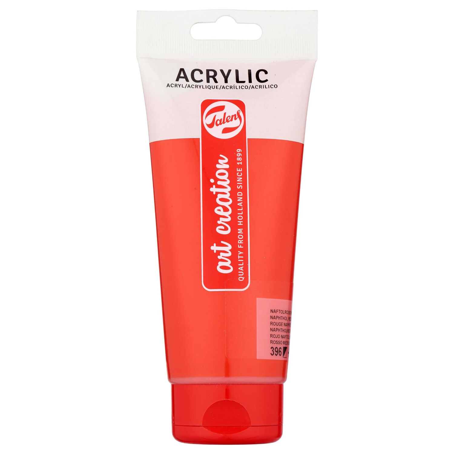ArtCreation Acrylfarbe, 200 ml, Naphtholrot Mittel