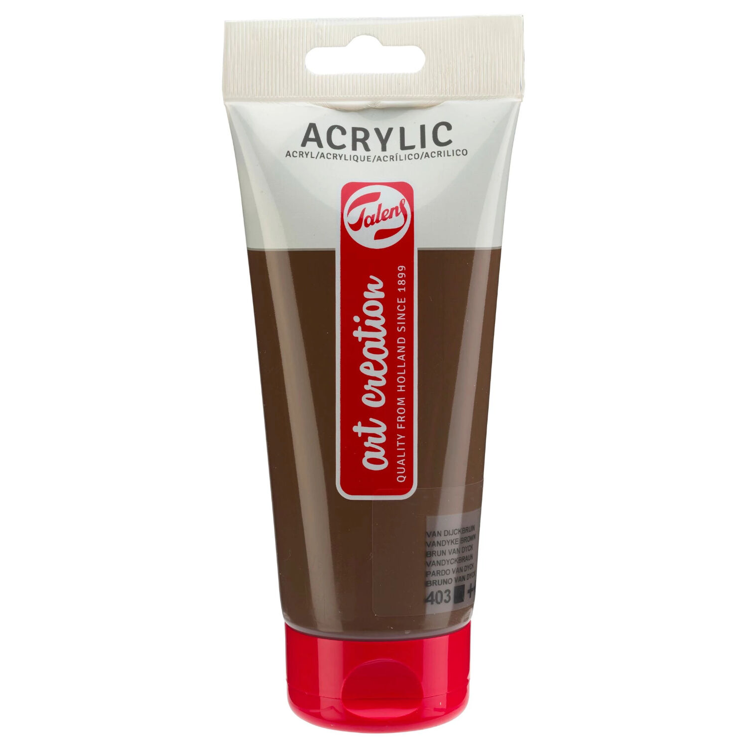 NEU ArtCreation Acrylfarbe, 200 ml, Vandyckbraun