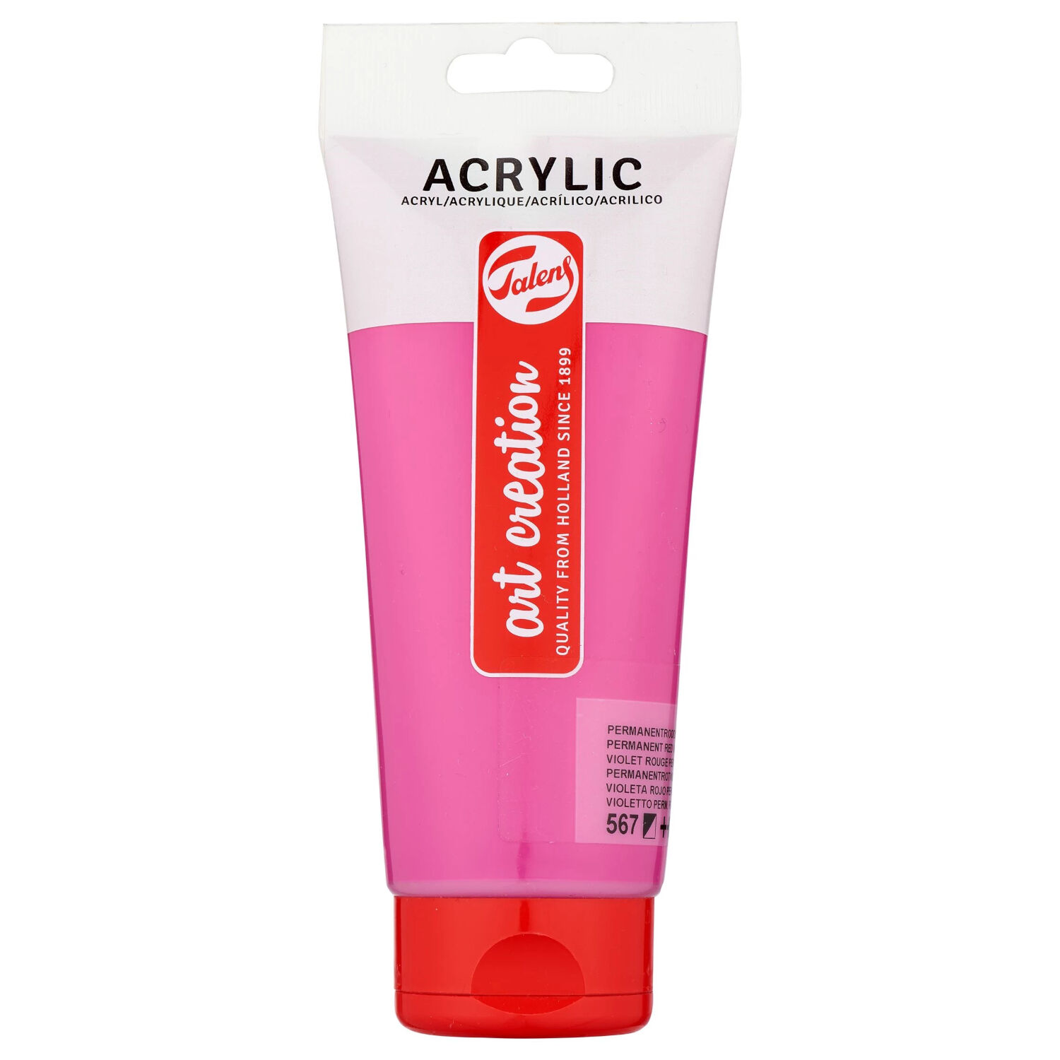 ArtCreation Acrylfarbe, 200 ml, Permanentrotviolett