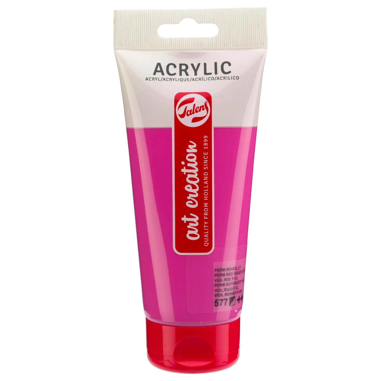 NEU ArtCreation Acrylfarbe, 200 ml, Permanentrotviolett Hell