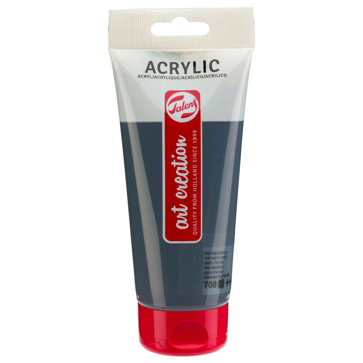 NEU ArtCreation Acrylfarbe, 200 ml, Paynegrau