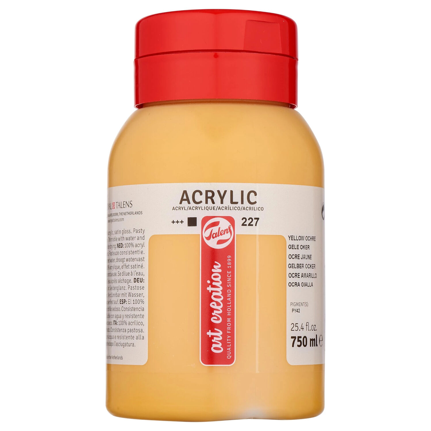 ArtCreation Acrylfarbe, 750 ml, Gelber Ocker
