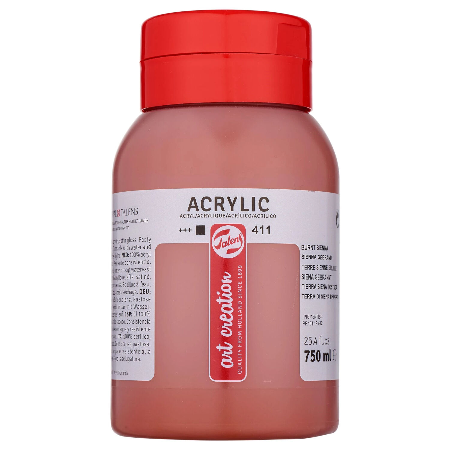 ArtCreation Acrylfarbe, 750 ml, Siena gebrannt