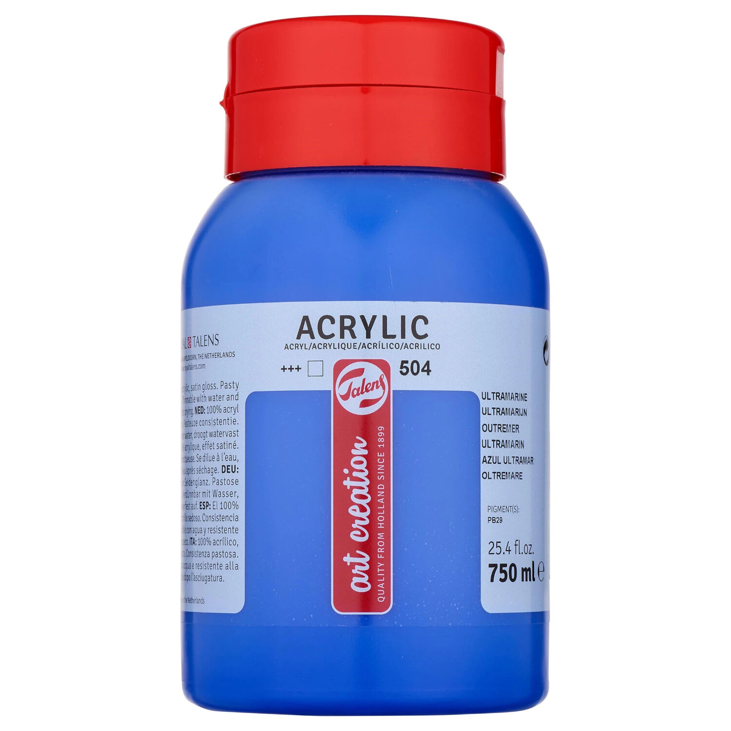 ArtCreation Acrylfarbe, 750 ml, Ultramarin