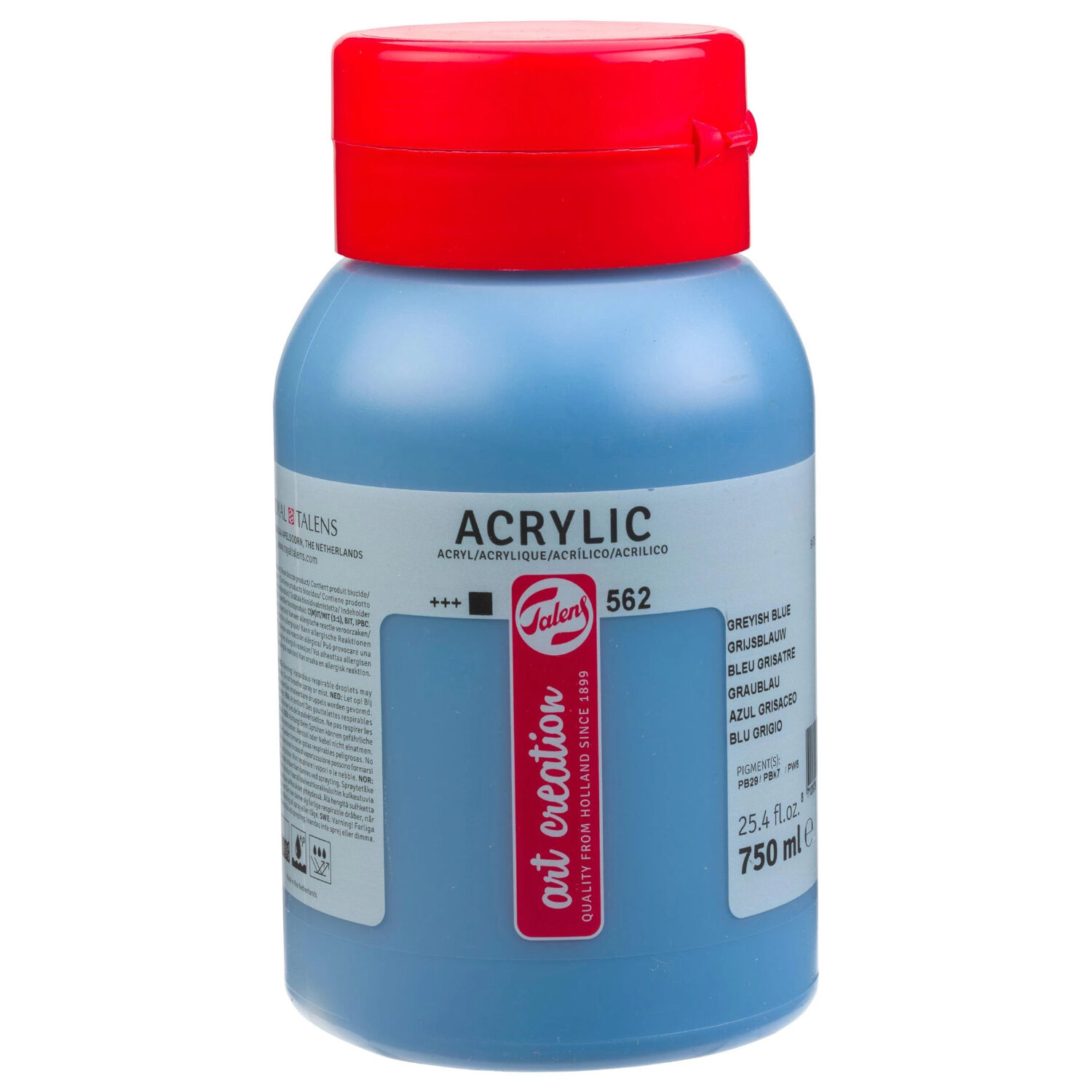 NEU ArtCreation Acrylfarbe, 750 ml, Graublau