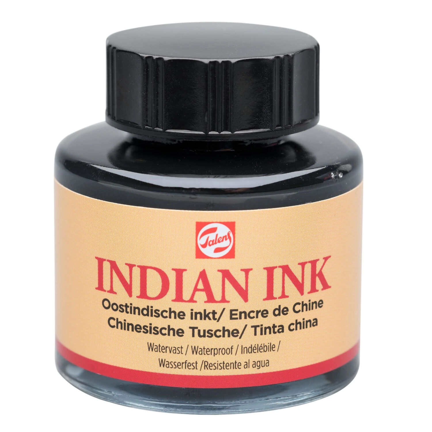 Talens Chinesische Tusche, Glas 30 ml, Schwarz