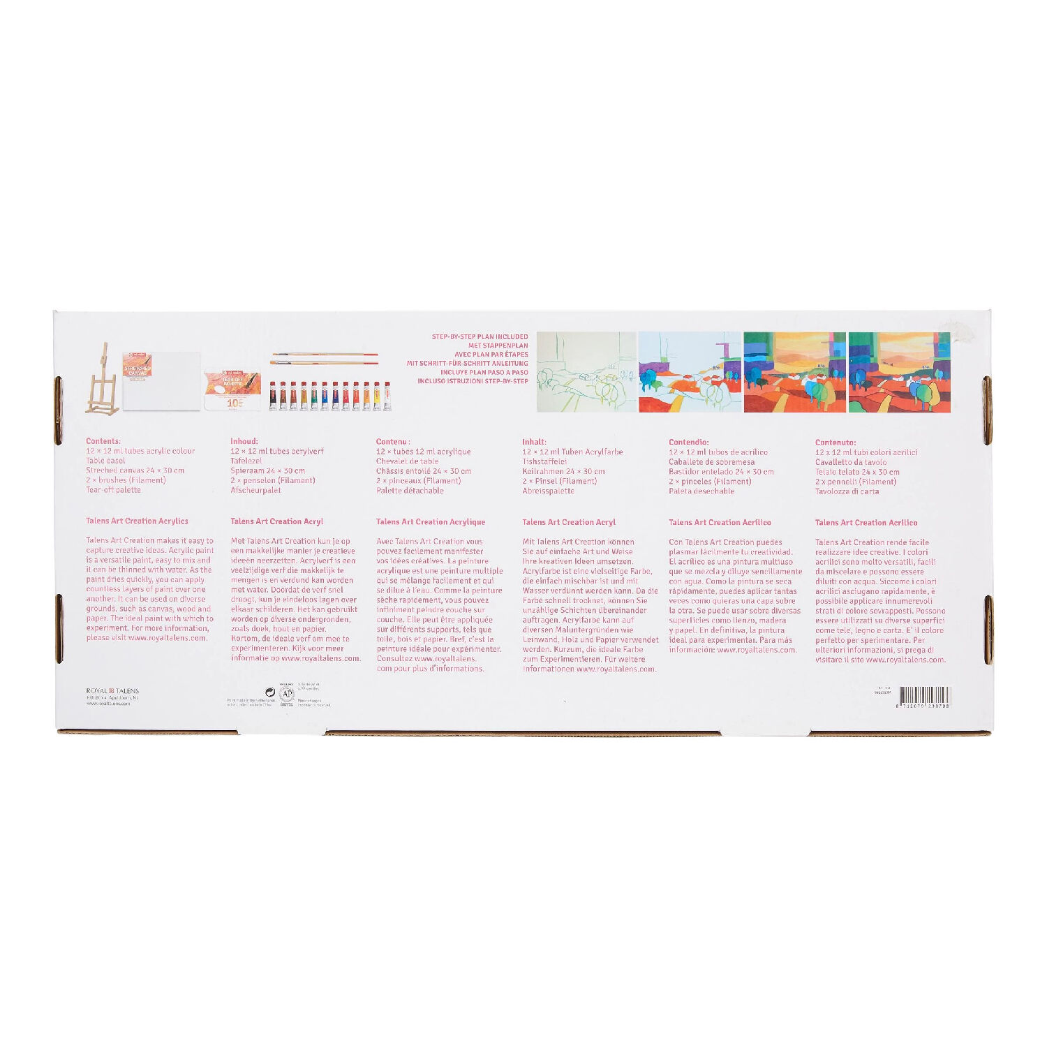 ArtCreation Acrylfarben Kombi-Set 12x 12ml Bild 3