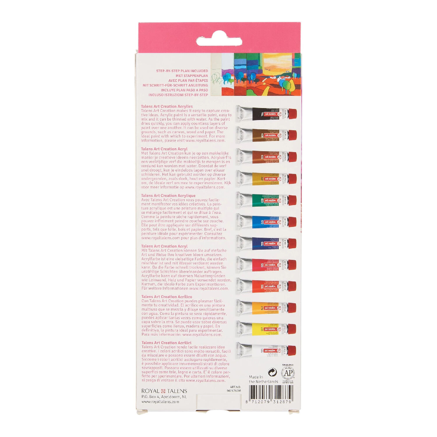 ArtCreation Expression Acrylfarbe Set 12x 12ml Bild 3