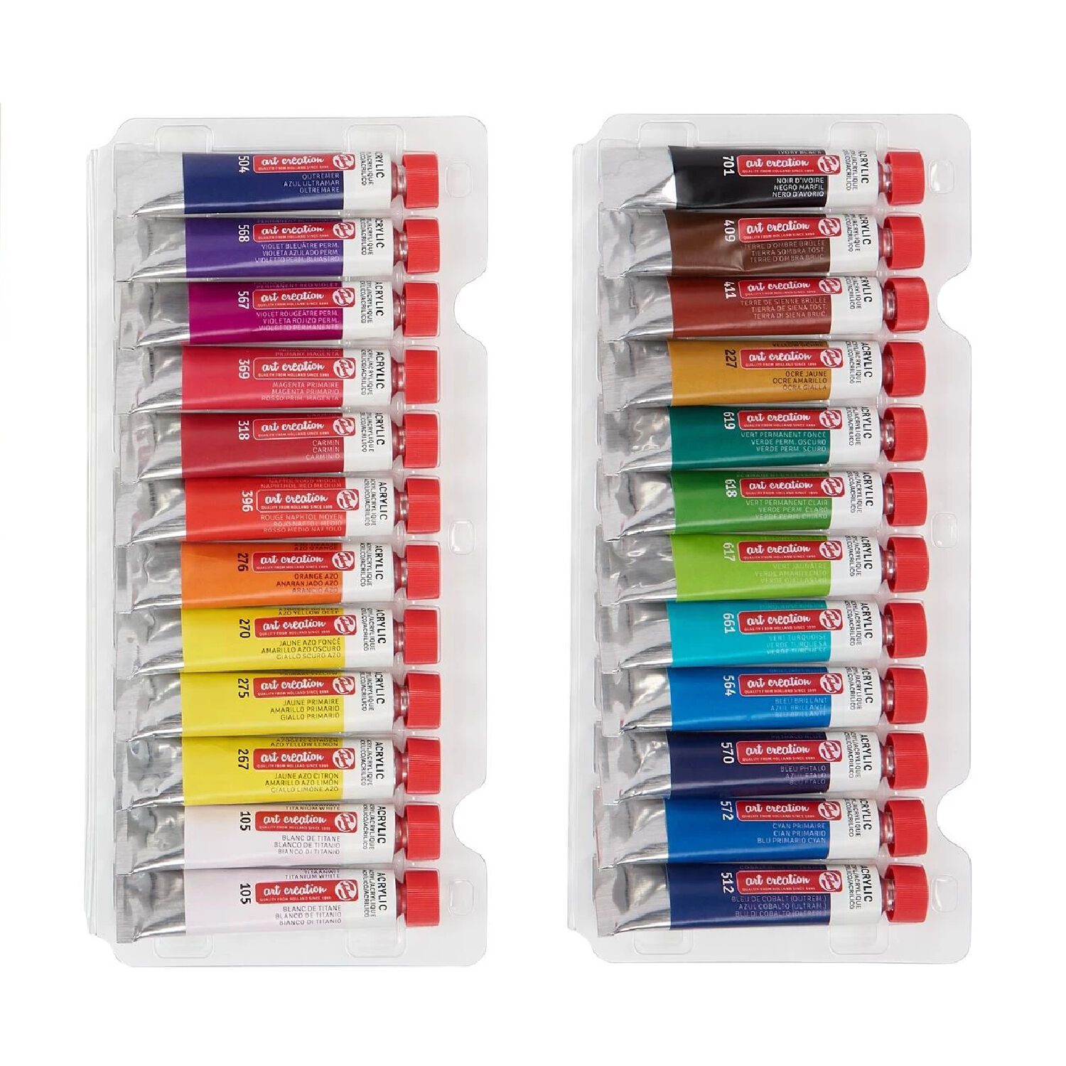 ArtCreation Expression Acrylfarbe Set 24x 12ml Bild 2
