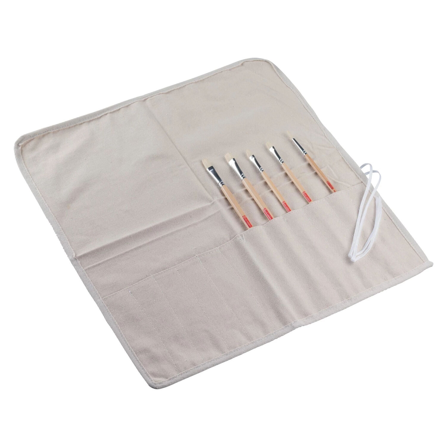 NEU ArtCreation Pinselhalter / Pinseltasche Canvas, 18 Fcher
