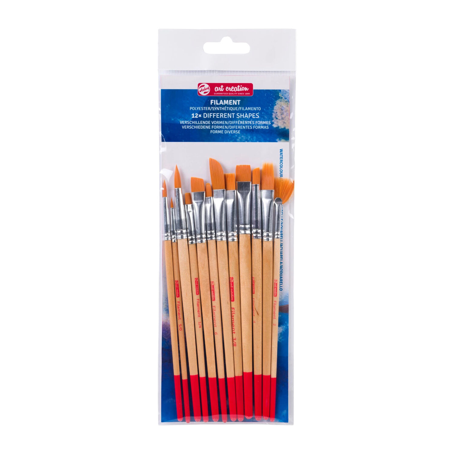NEU ArtCreation Aquarellpinsel-Set, Synthetik, 12 Pinsel sortiert Bild 2
