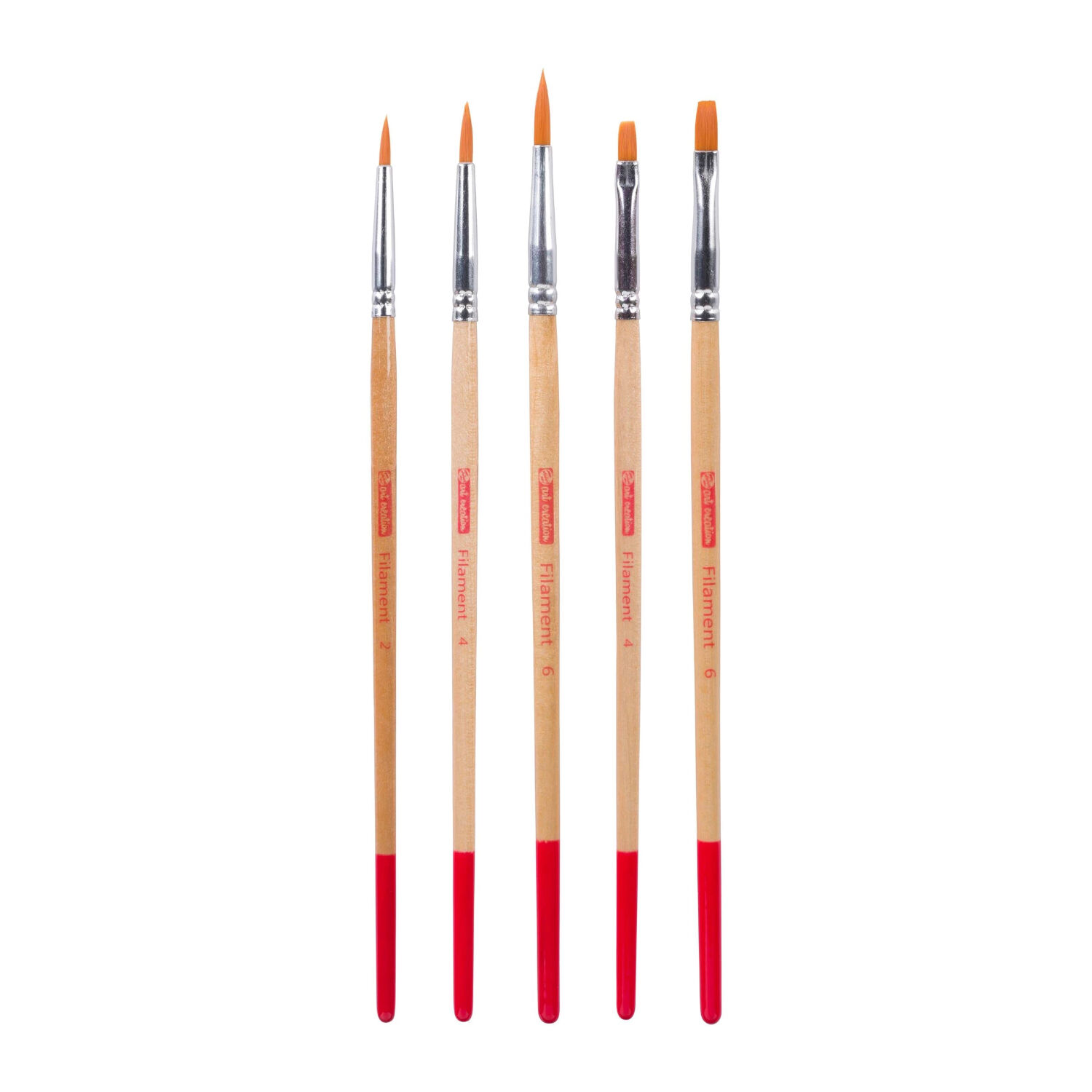 NEU ArtCreation Aquarellpinsel-Set, Synthetik, 5 Pinsel sortiert