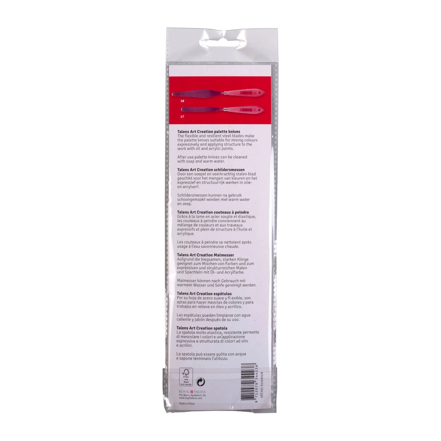 NEU ArtCreation Malspachtel-Set / Malmesser 2er Set Bild 3