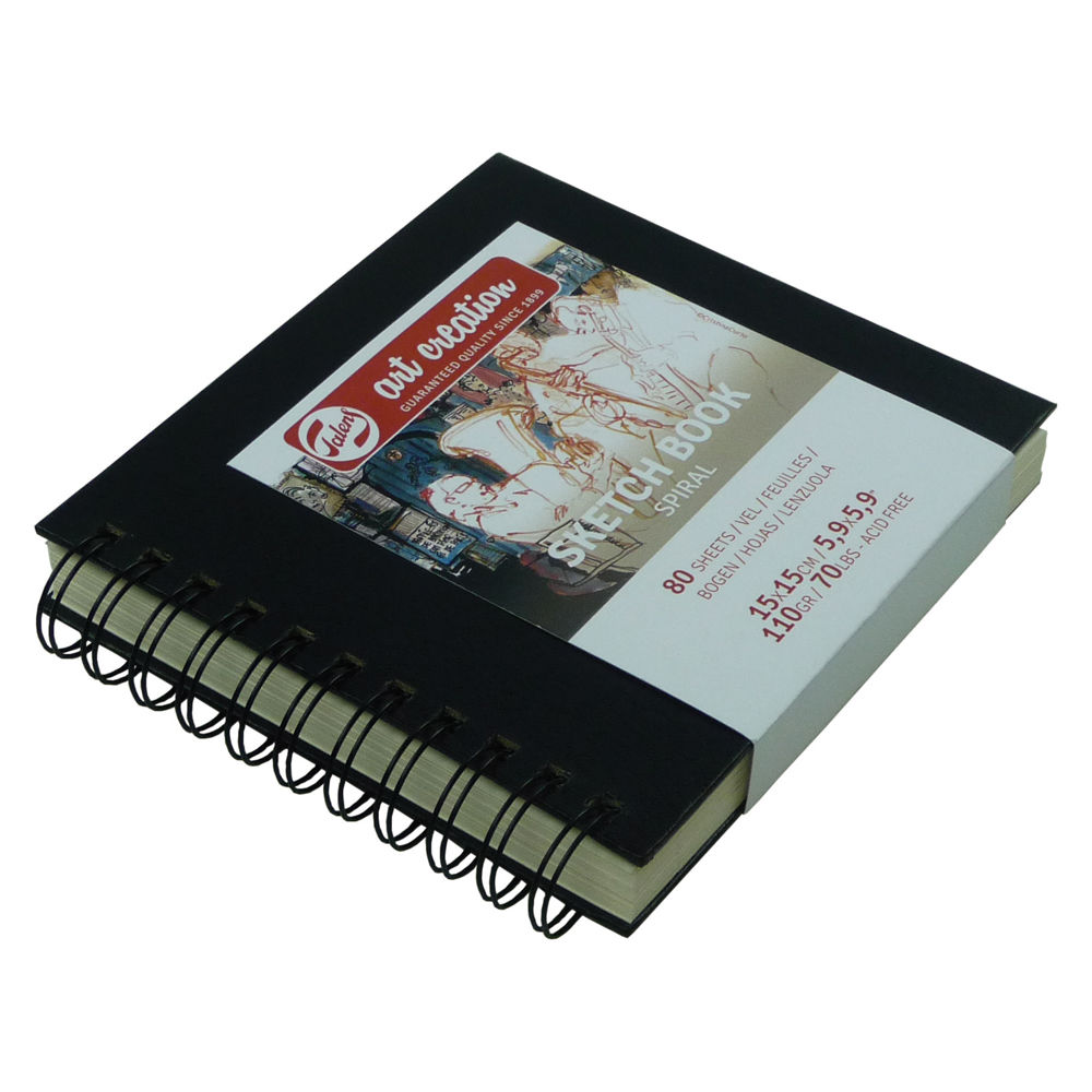 Art Creation Sketch Book, 15x15cm, 80 Blatt