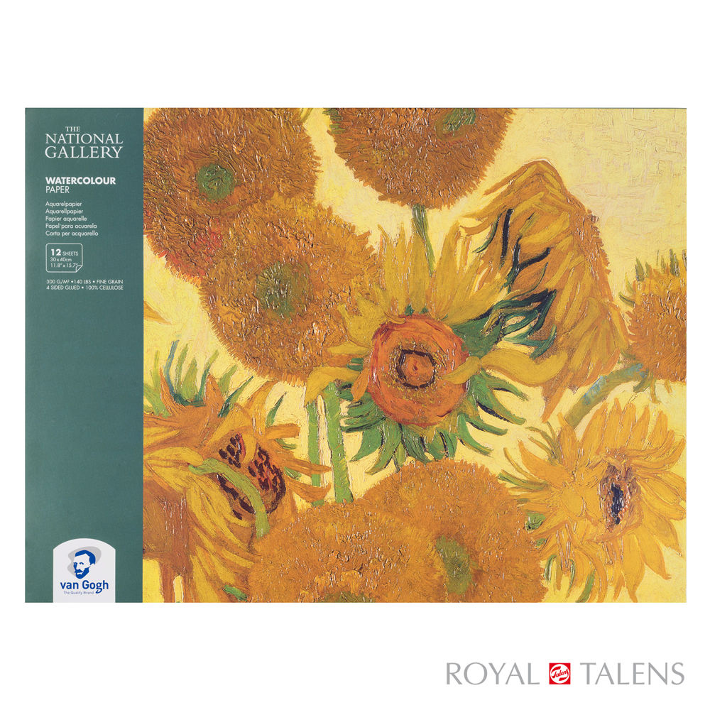 SALE Van Gogh Aquarellpapier 300g/qm 12 Bg. 30x40cm