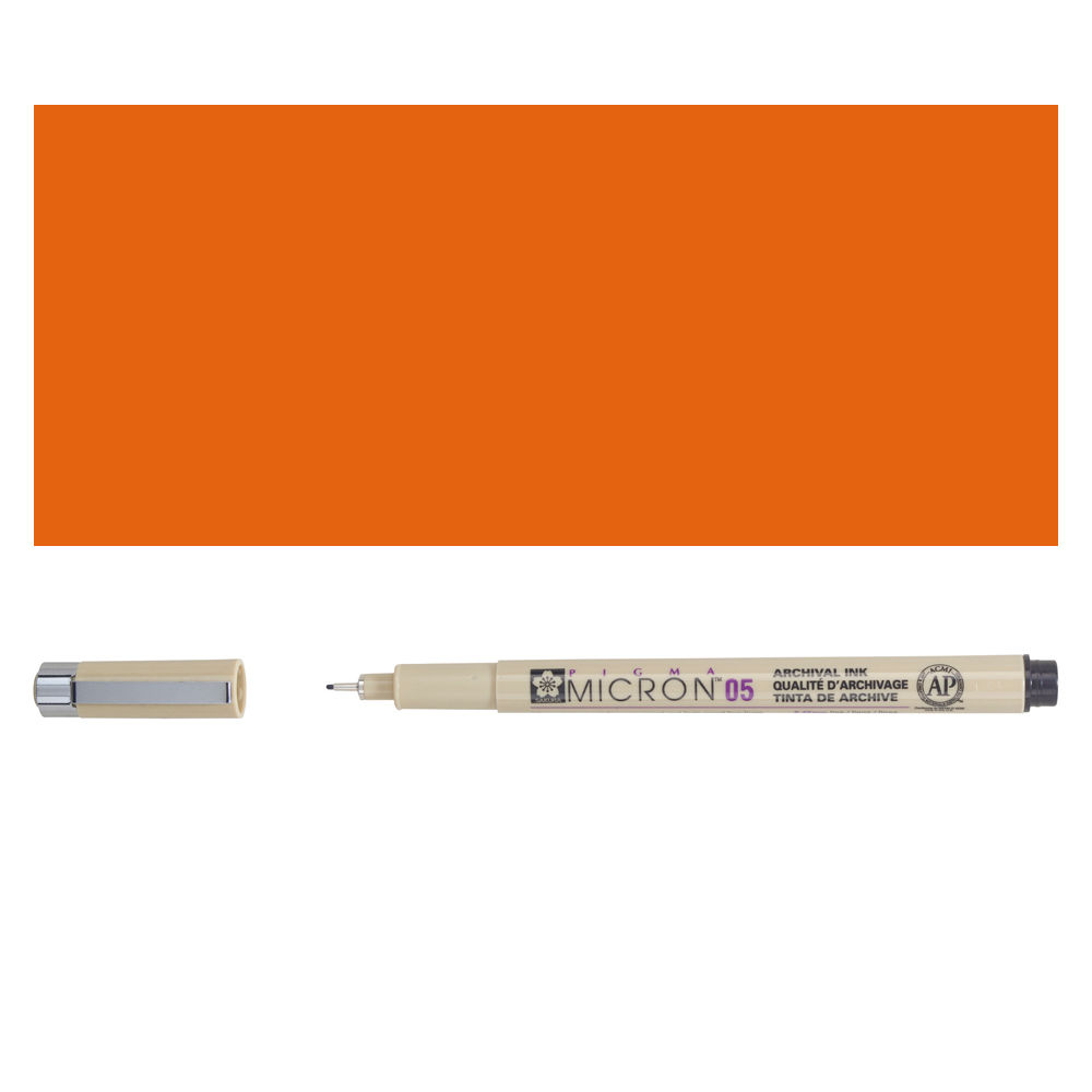 SALE Pigma Micron, 0,45 mm, Orange