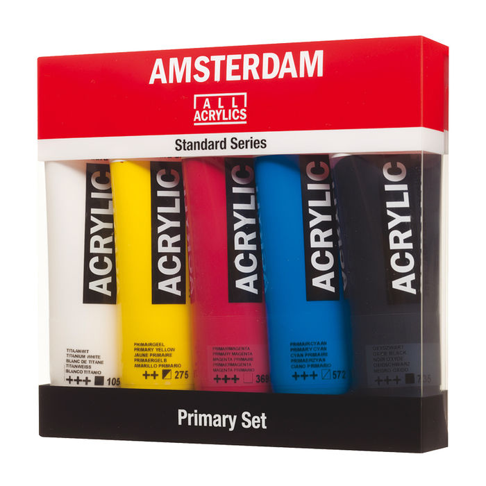 Amsterdam Acrylic Primrfarben-Set, 5 x 120 ml